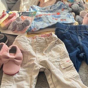 Baby Clothing Bundle with Floral Top and Pants